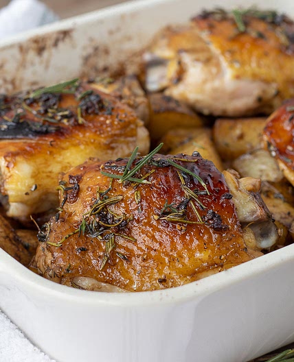 Rosemary and Thyme Chicken Thighs