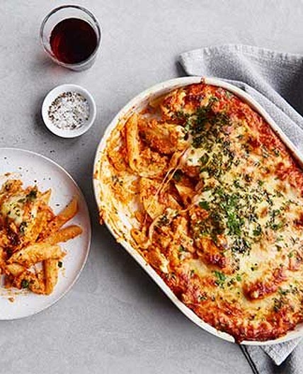 Chicken pasta bake