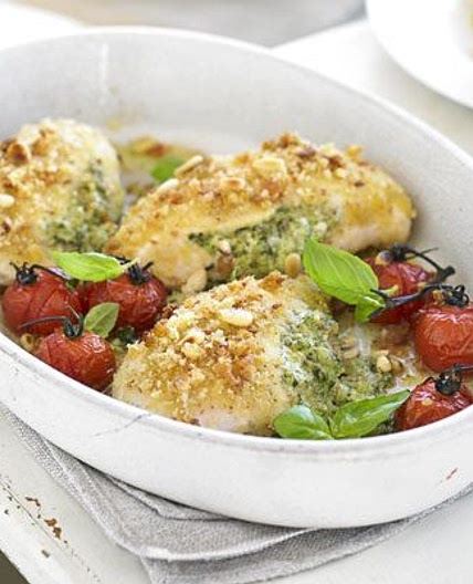 Creamy pesto chicken