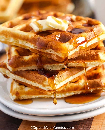 Fluffy Homemade Waffles Recipe