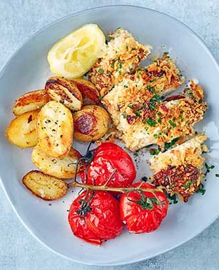 Crunchy garlic chicken