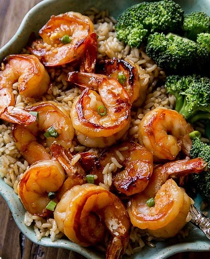 20 Minute Honey Garlic Shrimp
