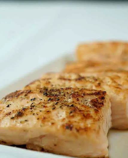 Salmón mostaza y miel freidora de aire