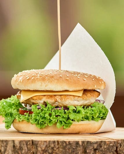 Healthy Homemade Chicken Burger