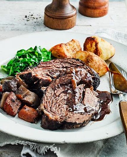 Slow-cooker beef pot roast