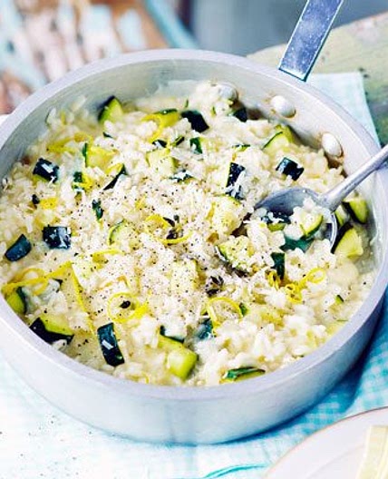 Courgette & lemon risotto
