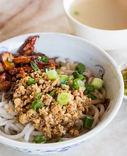 Delicious Minced Pork Tossed Noodles Recipe