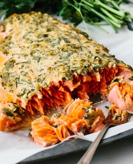 Dijon Baked Salmon
