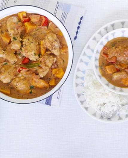 Spicy African chicken stew