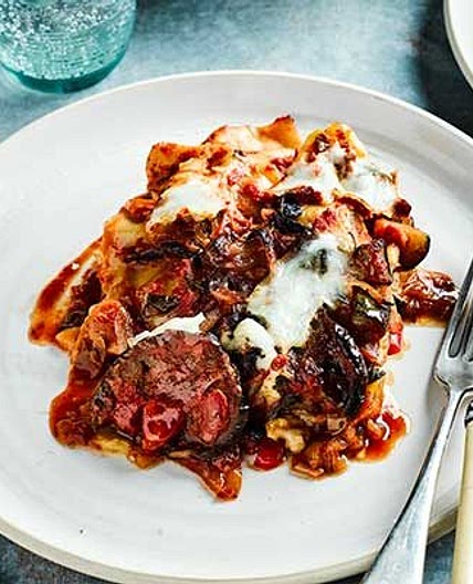 Slow-cooker vegetable lasagne