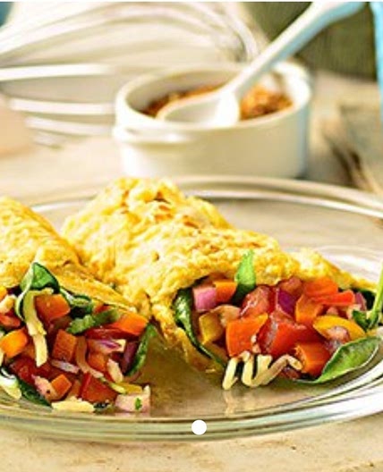Spinach & Pepper Jack Breakfast Burrito