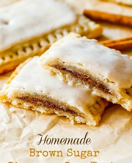 Homemade Frosted Brown Sugar Cinnamon Pop Tarts