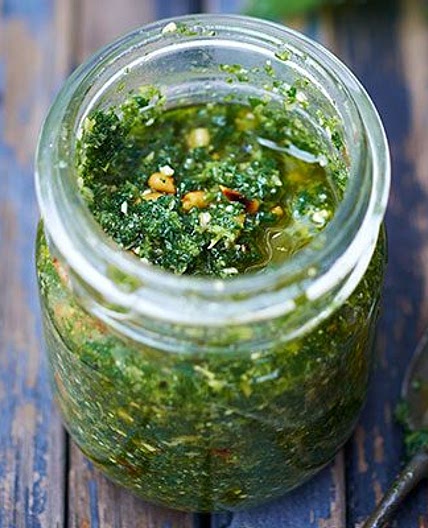 Wild garlic pesto