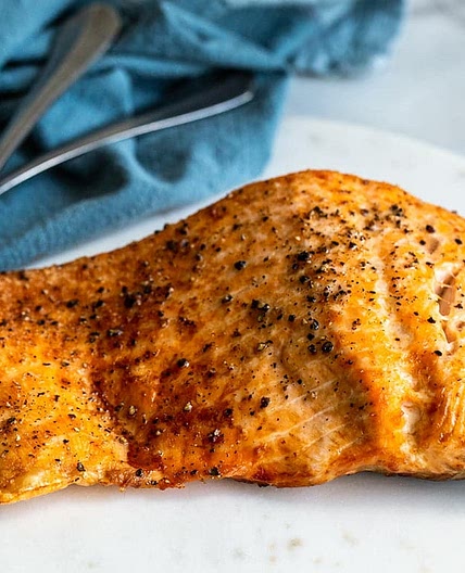 Air Fryer Salmon with Crispy Skin