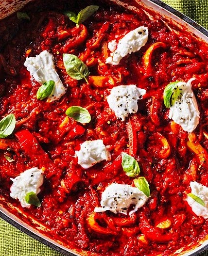 ’Nduja pepperonata stew