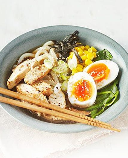 Japanese ramen noodle soup