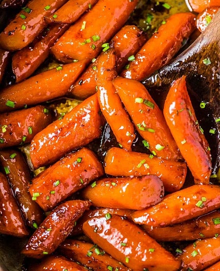 Spicy Honey Roasted Carrots