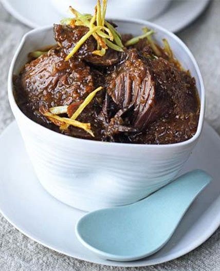 Chinese braised beef with ginger