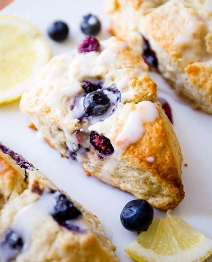 Lemon Blueberry Scones