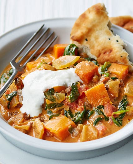 Coconut & squash dhansak