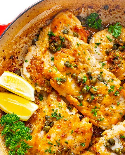 Healthy Lemon Chicken Piccata Recipe