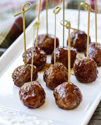 Glazed Korean Meatballs