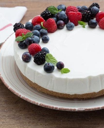 Torta fredda allo yogurt