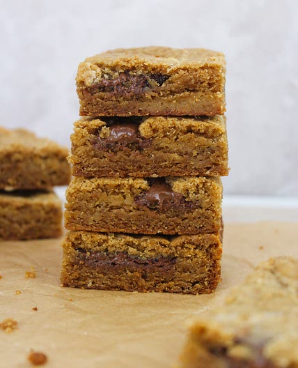 Condensed Milk Nutella Bars