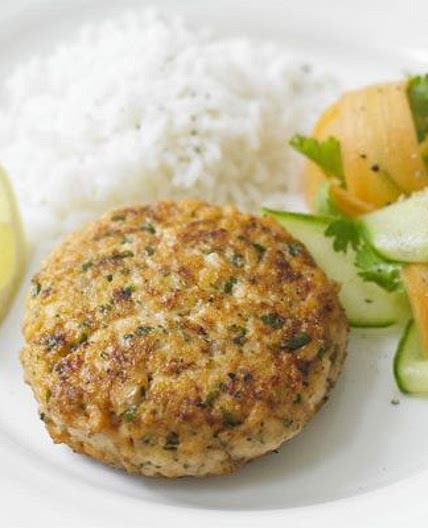 Superhealthy salmon burgers