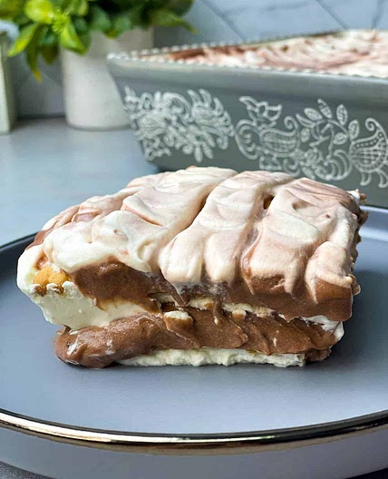 No Bake Graham Cracker Coffee Cake