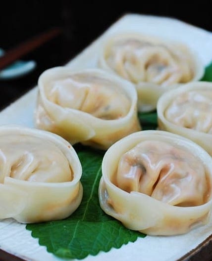 Kimchi Mandu (Kimchi Dumplings)