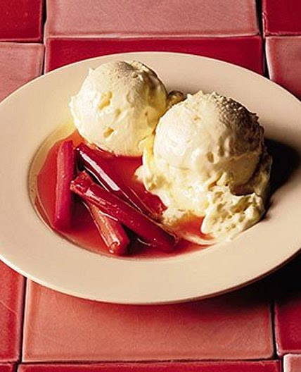 Roasted rhubarb