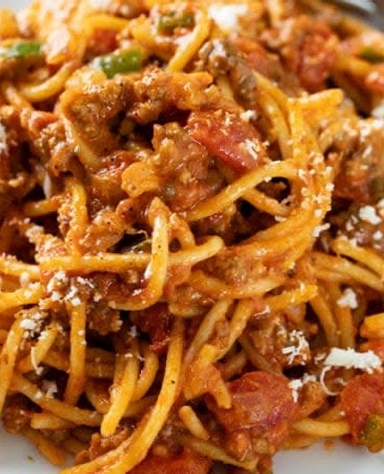 One Pot Spaghetti 