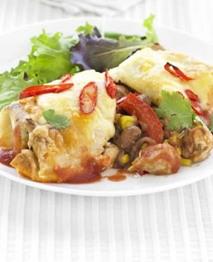 Chicken enchiladas