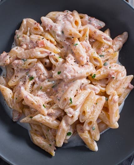 Penne al baffo