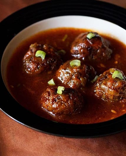 Veg Manchurian - Gravy