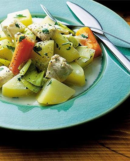 St David's leek & chicken hotpot