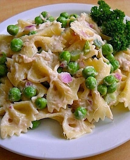 Tuna Pasta Salad with Peas
