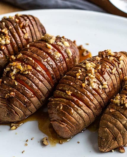 Hasselback Sweet Potatoes