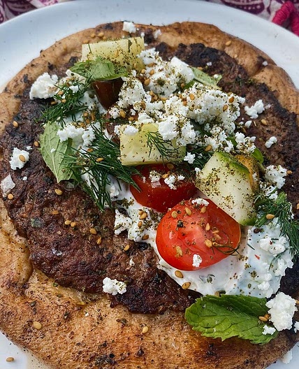 Greek Style Smash Burger