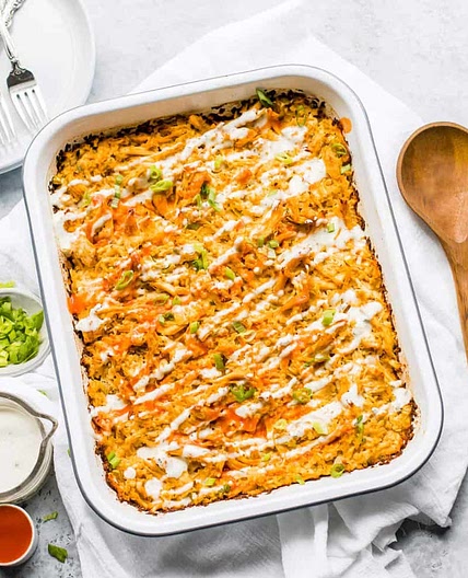 Buffalo Chicken Casserole