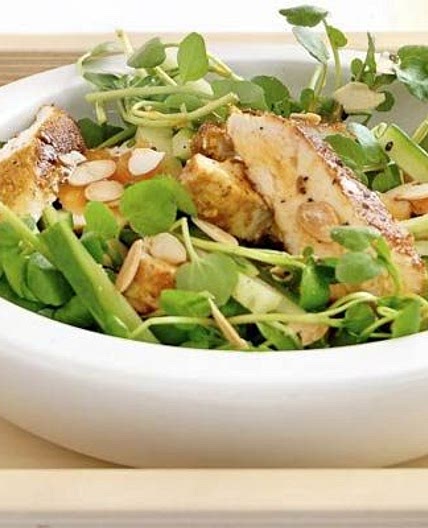 Crunchy Coronation chicken salad