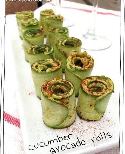 Cucumber Avocado Rolls
