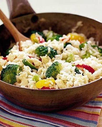 Veggie egg-fried rice
