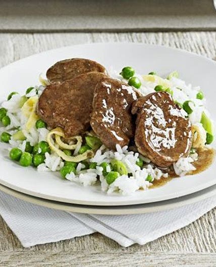 Five-spice pork fillet with fried rice