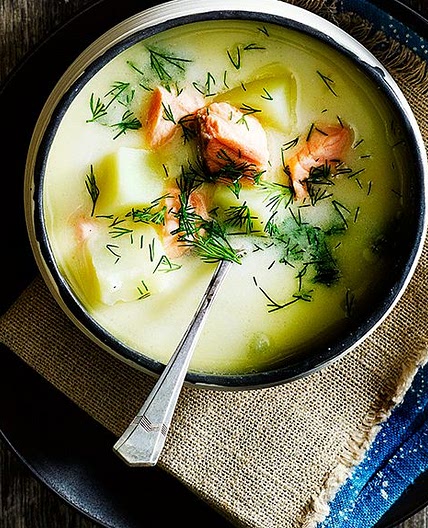 Lohikeitto (Finnish salmon soup)