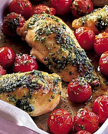 Summer traybake chicken