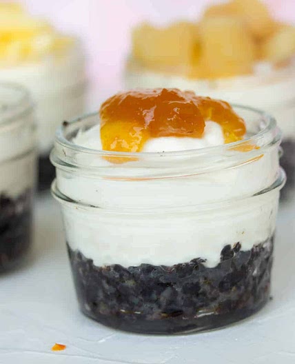 No Bake Single Serve Cheesecake in A Jar