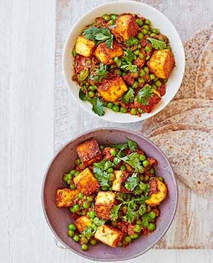 Matar paneer