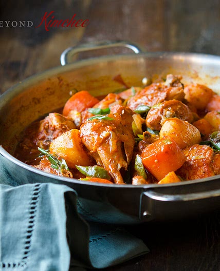 Spicy Korean Chicken Stew (Dakdoritang)
